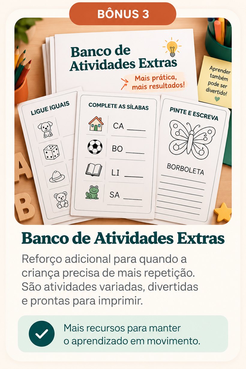 Bônus 3 — Banco de Atividades Extras